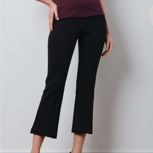 Avenue Montaigne LEO Black Pull-On Flare Pants Women’s Size 4 USA